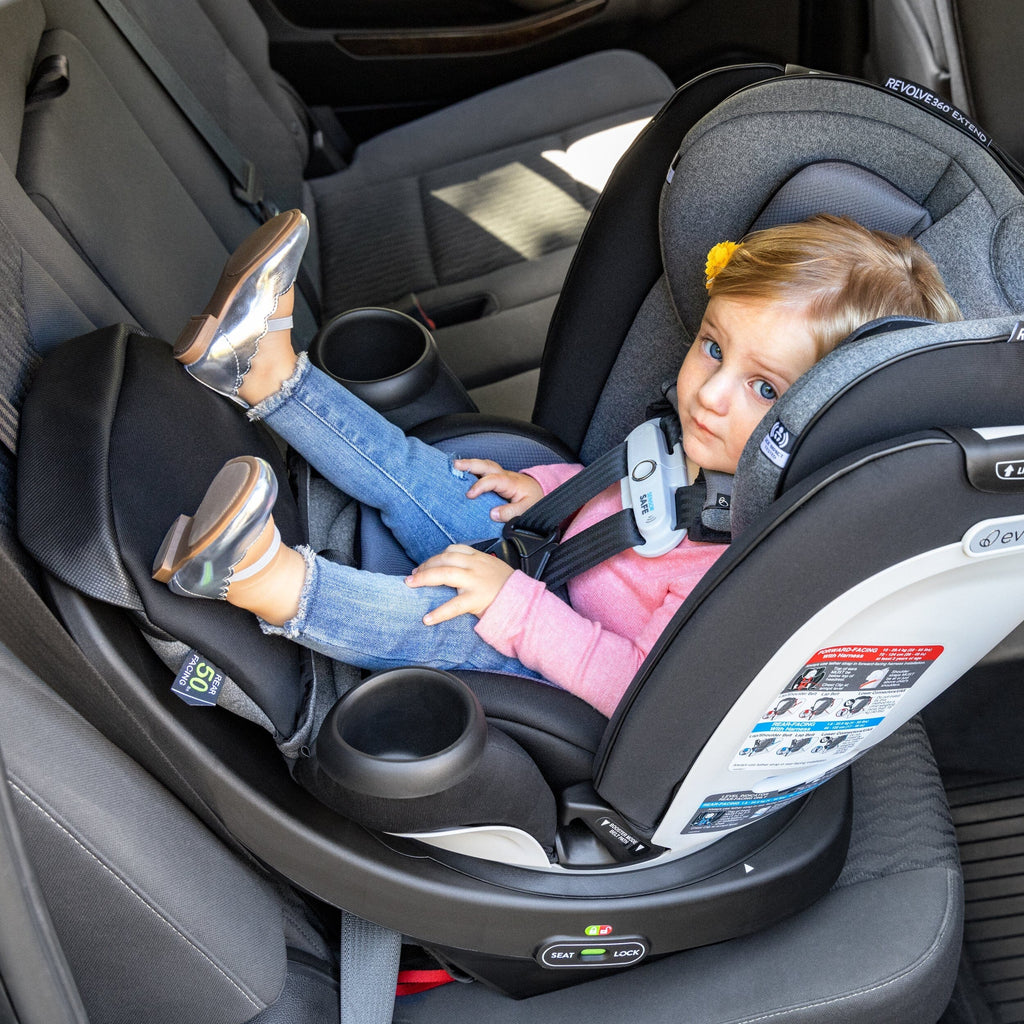 Revolve360 Extend All-in-One Rotational Car Seat - Green & Gentle Fabric