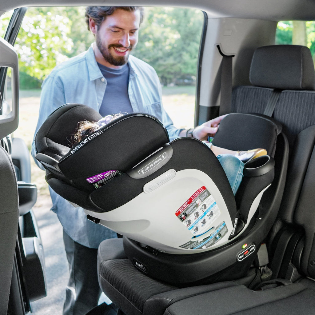 Revolve360 Extend All-in-One Rotational Car Seat - Green & Gentle Fabric