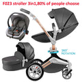 3 In 1 Baby Stroller Two-way Shock Baby Trolley