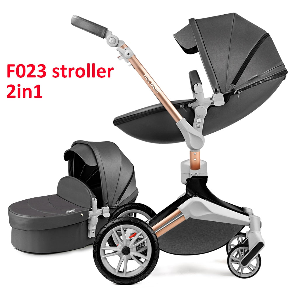 3 In 1 Baby Stroller Two-way Shock Baby Trolley