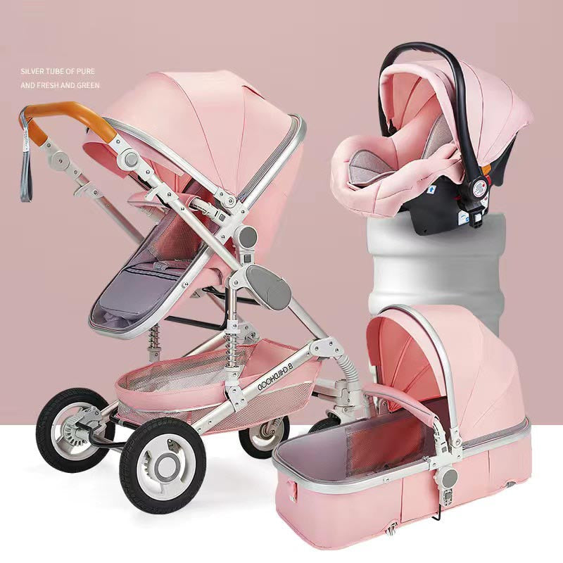Premium 3-in-1 Multifunctional Baby Stroller: Ultimate Comfort & Convenience