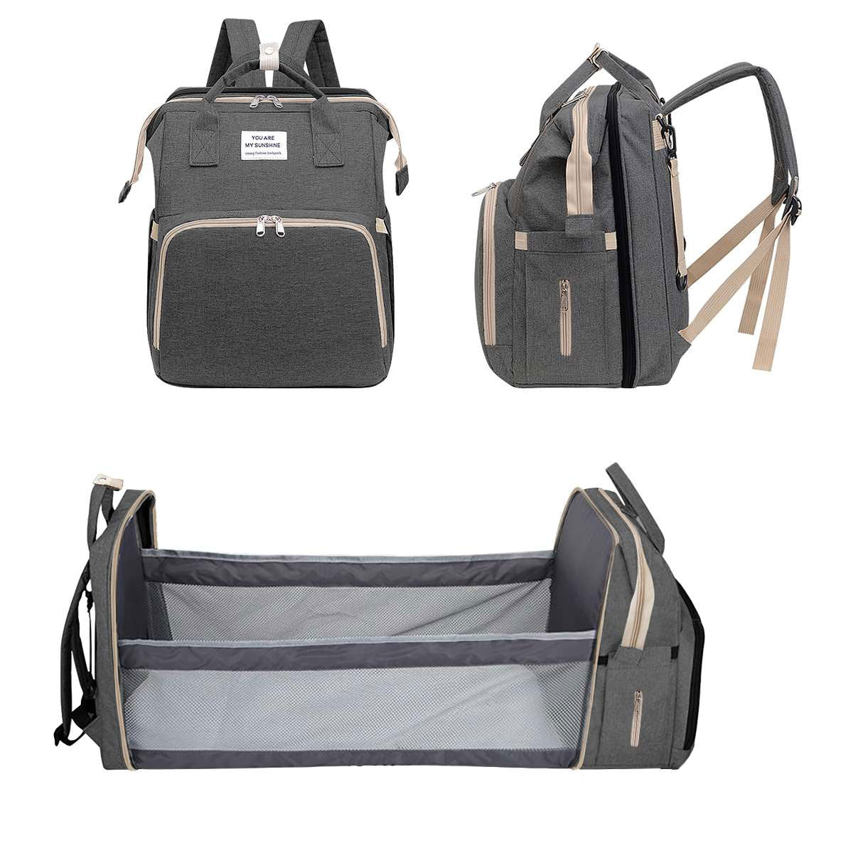 Baby Foldable Nappy Diaper Bag
