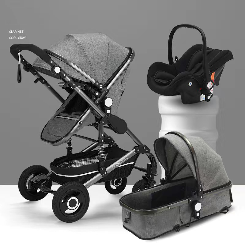 Premium 3-in-1 Multifunctional Baby Stroller: Ultimate Comfort & Convenience